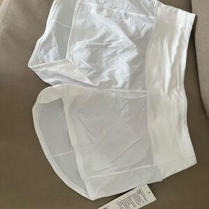 Women's White Lululemon Shorts